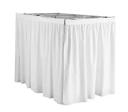 Extended Bed Skirt Twin XL (3 Panel Set) - White