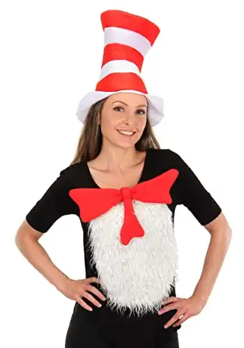 Dr. Seuss Cat in The Hat Deluxe Costume Kit Standard Multicolor