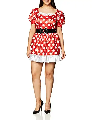 Disney womens Disguise Red Minnie Mouse Classic adult sized costumes, Medium (8-12), M 8-10 US