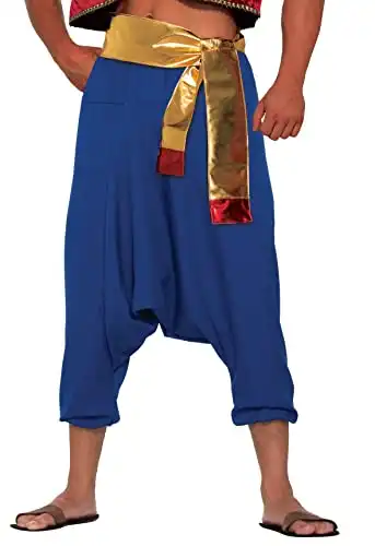 Forum Novelties 76417 Men's Desert Prince Pants, Standard, Blue