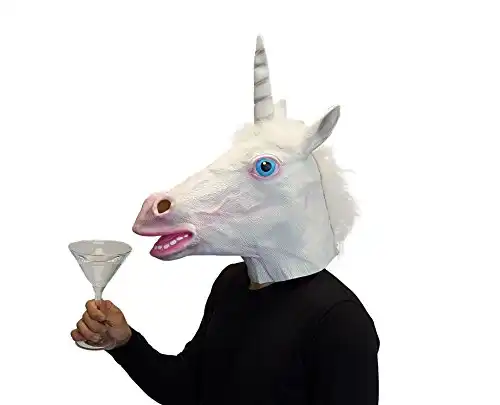 Dondor Unicorn Costume Mask (Unicorn) White
