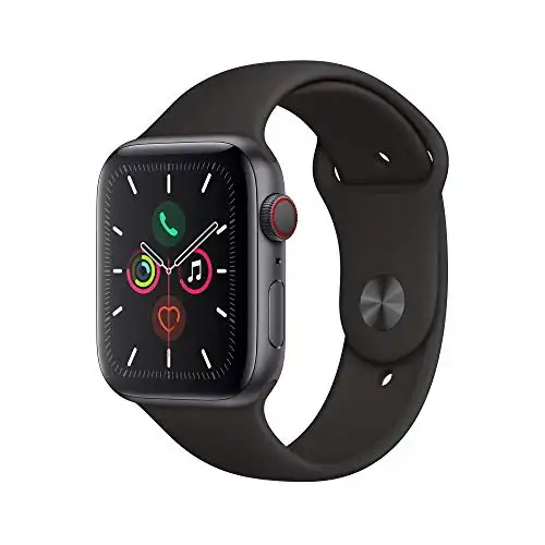 Apple Watch Series 5 (GPS + Cellular, 40mm) - Space Gray Aluminum Case with Black Sport Band