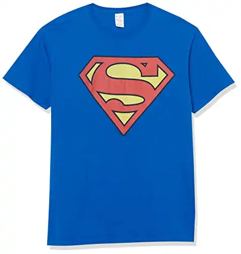 Superman-Classic Logo T-Shirt Size L