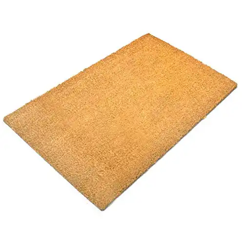 Tosnail 23.5" x 15.75" Outdoor Doormat with Non Slip Backing, Coco Coir Outside Doormats Blank Door Mat for Front Door, Entrance Way, Farmhouse