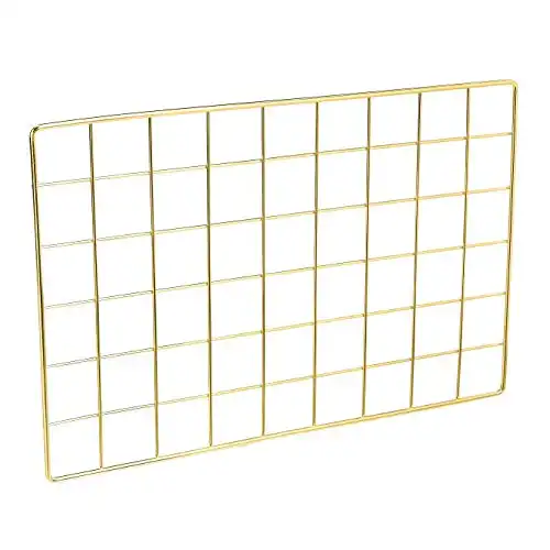 Amazon Basics Wall Wire Grid Panel, Gold