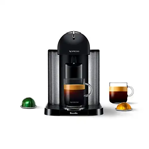 Nespresso Vertuo Coffee and Espresso Machine by Breville, Matte Black