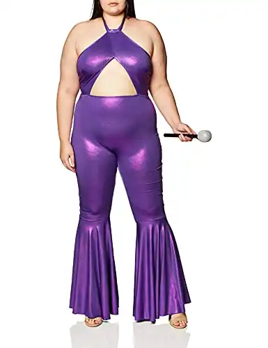 Forplay Women's La Flor Sexy Iconic Superstar Costume Adult Costume, purple, M/L