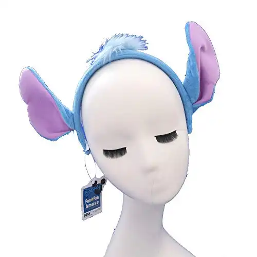 Stitch Ears Costume Plush Hair Headband Children Kids Cosplay Birthday Party Favors Gift Boy & Girl