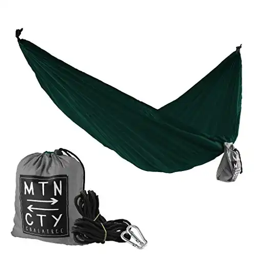 Coalatree Loafer Packable Hammock - Green Easy Set-up, Portable, Great for Travel, Adventure, Camping, Festivals