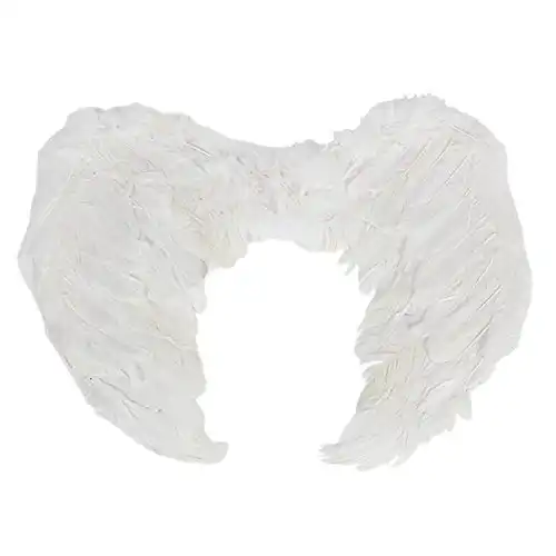 PGXT Halloween Party Costumes Feather Angel Wing-White 60 * 45CM