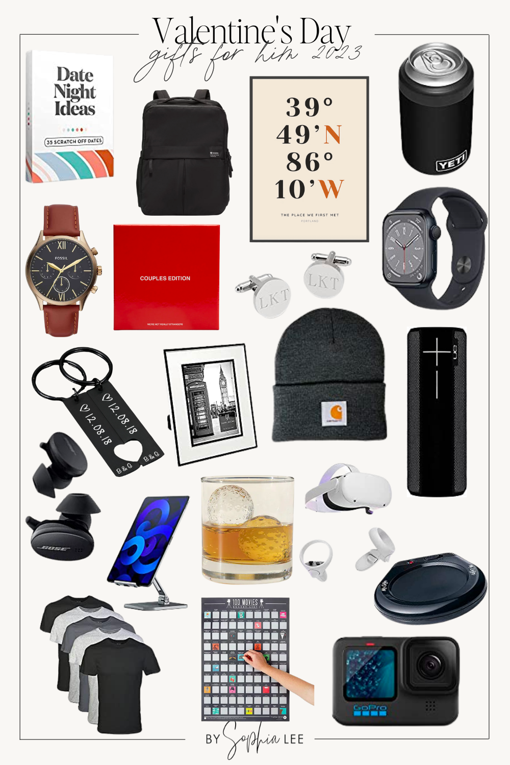 45 Best Valentine's Day Gifts for Him 2023 | By Sophia Lee - By ...