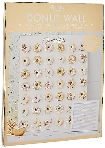 Ginger Ray Gold Script Large Wall Donut Wall Party Wedding Decoration,Living Room