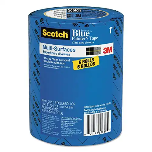 Scotch 2090-24EP6 Blue Painter's Tape, 24 mm x 55m, 6-Pk. - Quantity 1