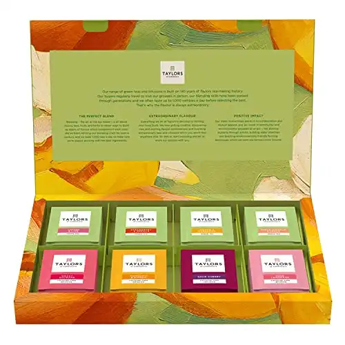 Taylors of Harrogate Green Tea & Herbal Infusions Variety Box, 48 Count