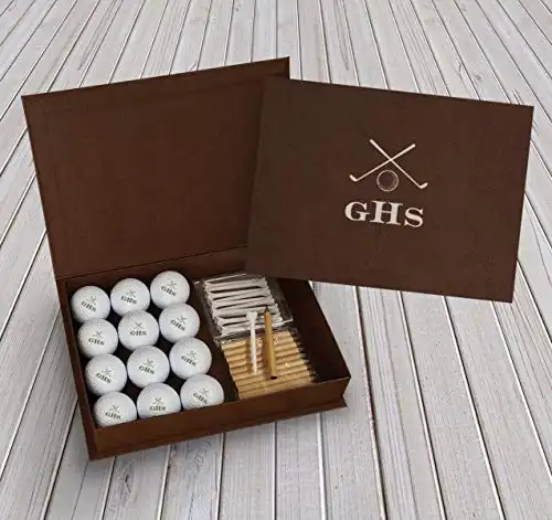 Personalized Golf Balls Gift Set with Personalized Case - 3599