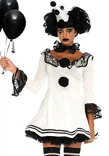 Leg Avenue womens Adult Sized Costumes, White/Black, Medium Large US