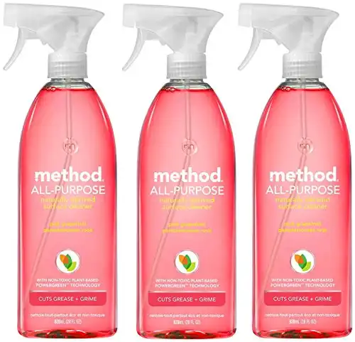 Method All Purpose Natural Surface Cleaning Spray - Pink Grapefruit - 28 Fl Oz (Pack of 3)