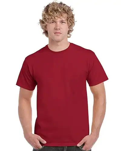 Gildan Men's G2000 Ultra Cotton Adult T-shirt, Azalea, XXX-Large