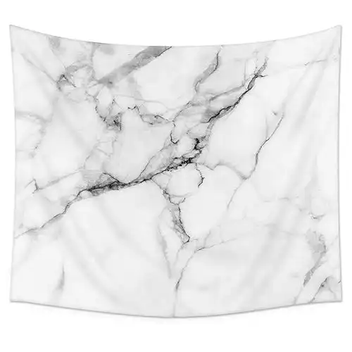 Ruibo Marble Decor Tapestry Wall Hanging Home Dorm Decoration Table Cloth/Runner - Watercolor Printed Bedroom Living Room Dorm Wall Hanging Tapestry Beach Throw(RB-M-1)(W:59" H:51")