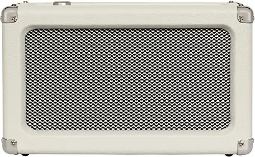 Crosley CR3028A-WS Charlotte Vintage Full Range Portable Bluetooth Speaker, White Sand