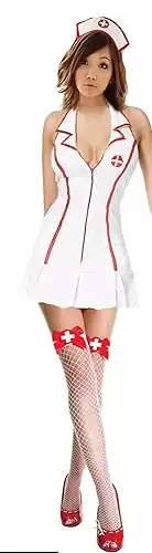 Sexy Nurse Costume - White - Small