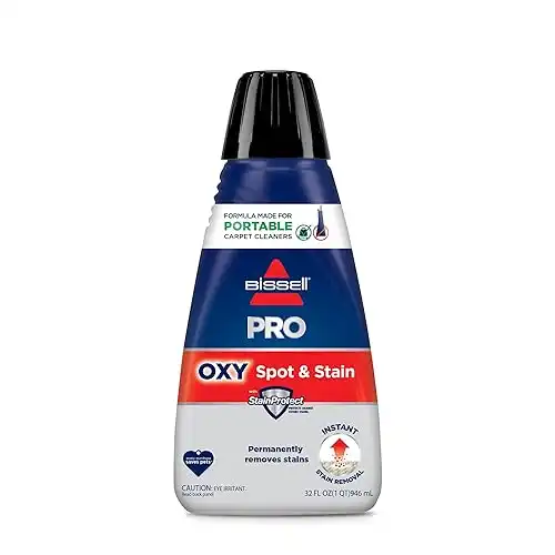 Bissell Professional Spot and Stain + Oxy Portable Machine Formula, 32 Fl Oz (Pack of 1)