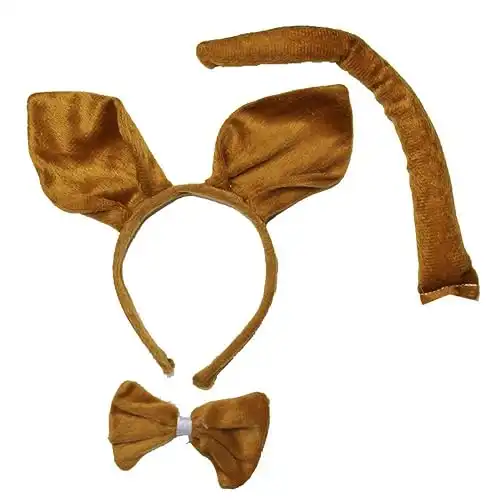 Kirei Sui Kangaroo Headband Bowtie Tail 3pcs Costume