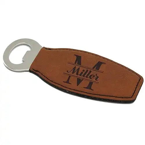 The Wedding Party Store Custom Engraved and Personalized Beer Bottle Opener for Groomsmen Housewarming