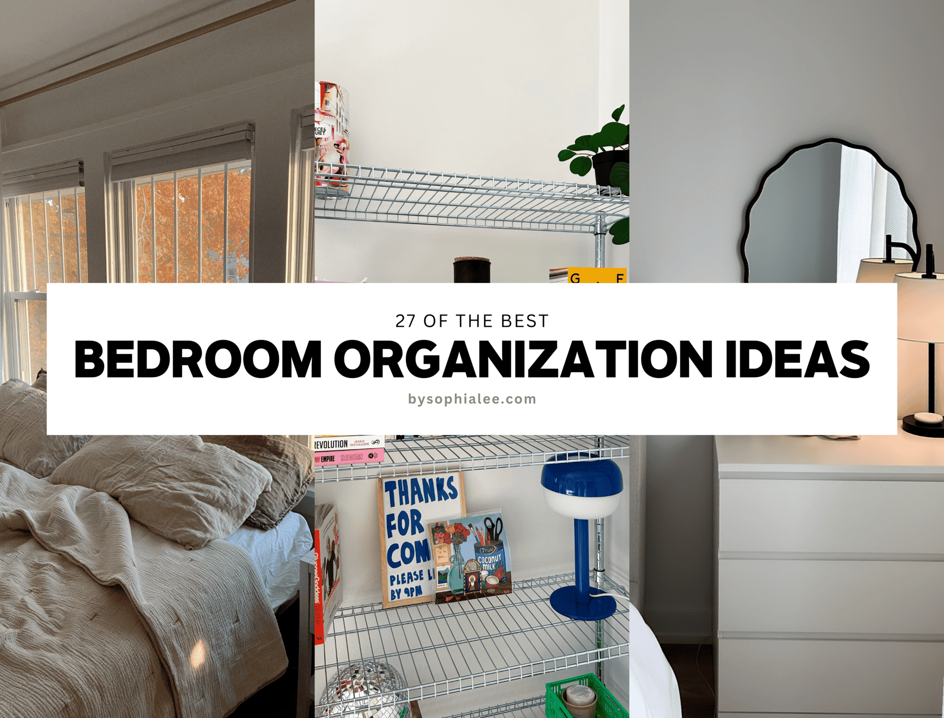 bedroom organization ideas diy