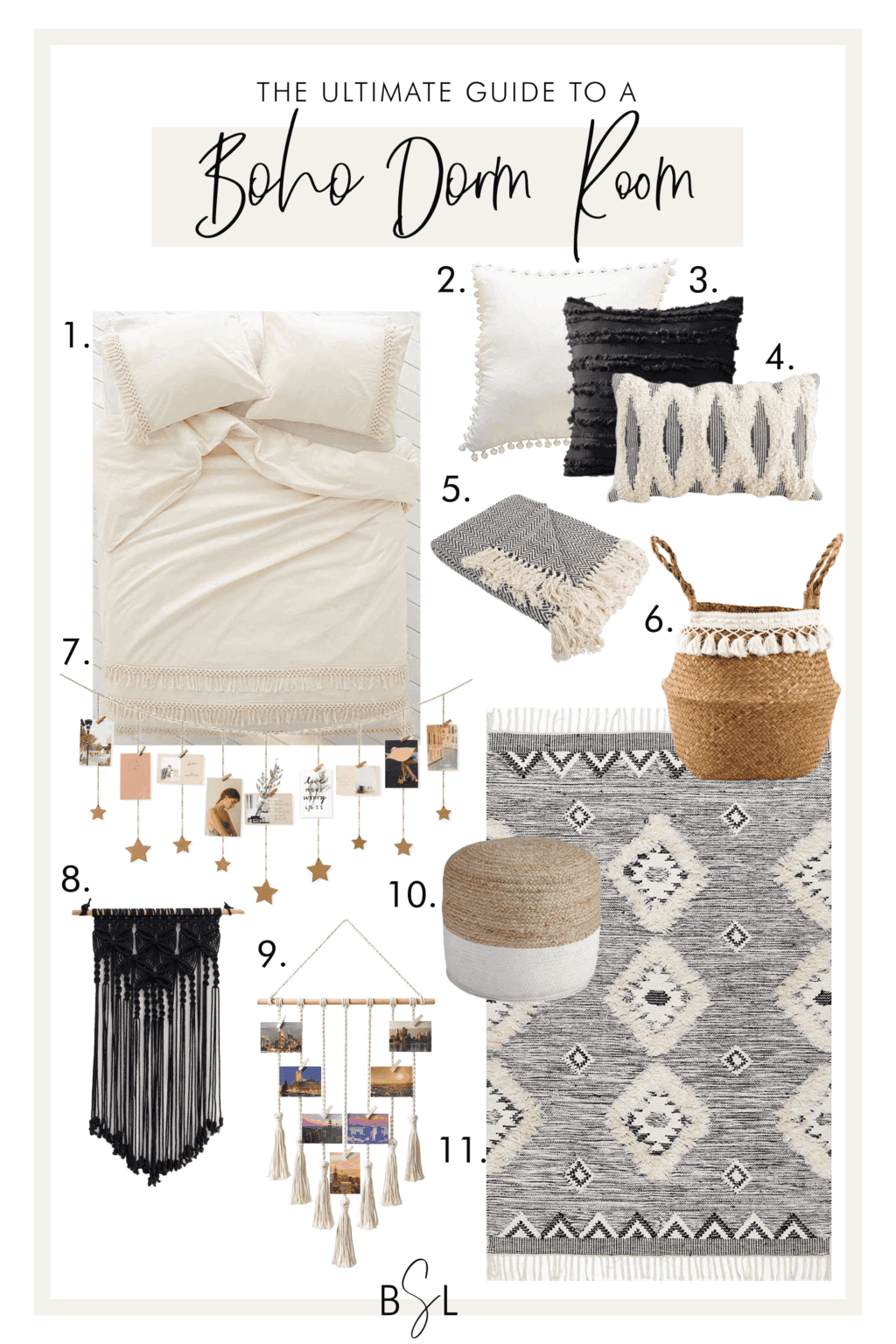 The Ultimate Guide To A Boho Dorm Room - By Sophia Lee