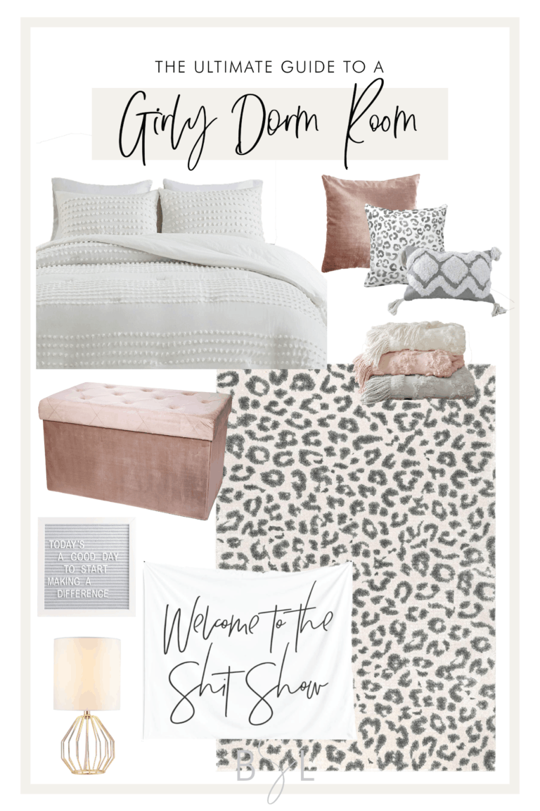 The Ultimate Guide To A Girly Dorm Room