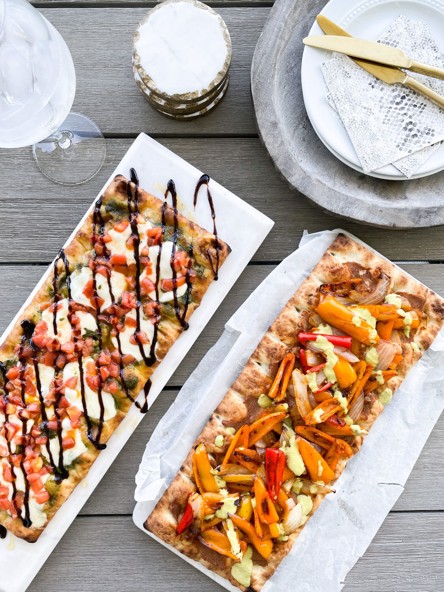 Bruschetta Flatbread By Sophia Lee