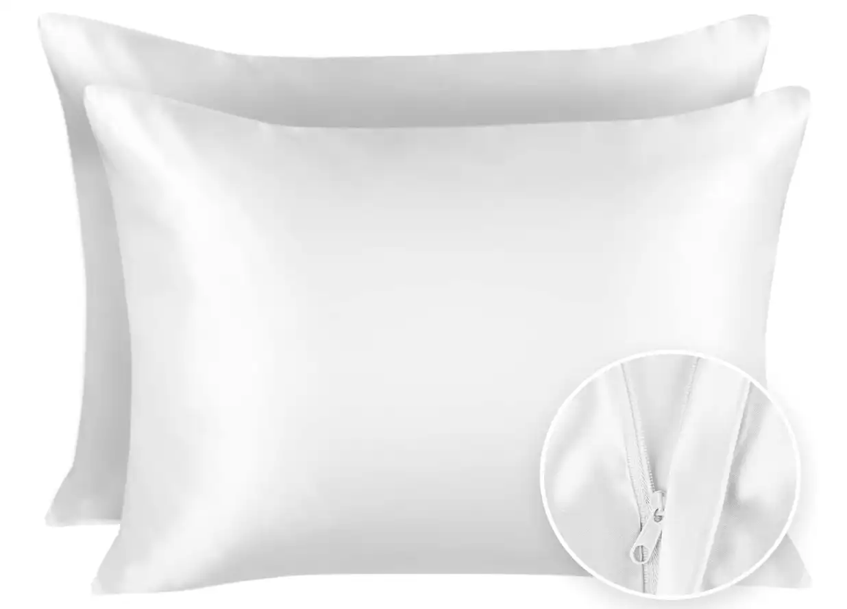 ShopBedding Luxury Satin Pillowcase for Hair – Standard Satin Pillowcase with Zipper, Jaguar (1 per Pack) – Blissford