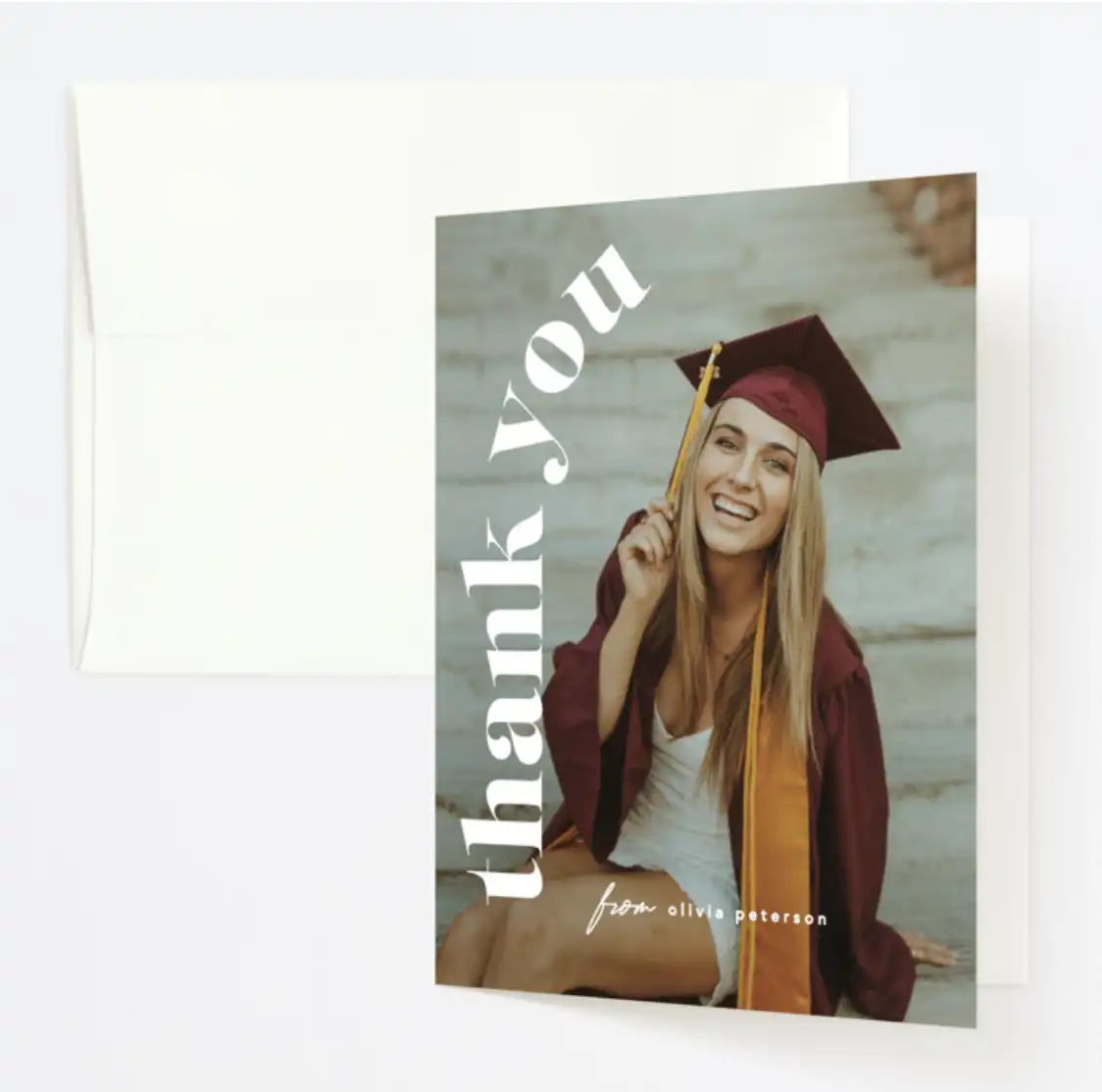 Casual Chic Thank You Card