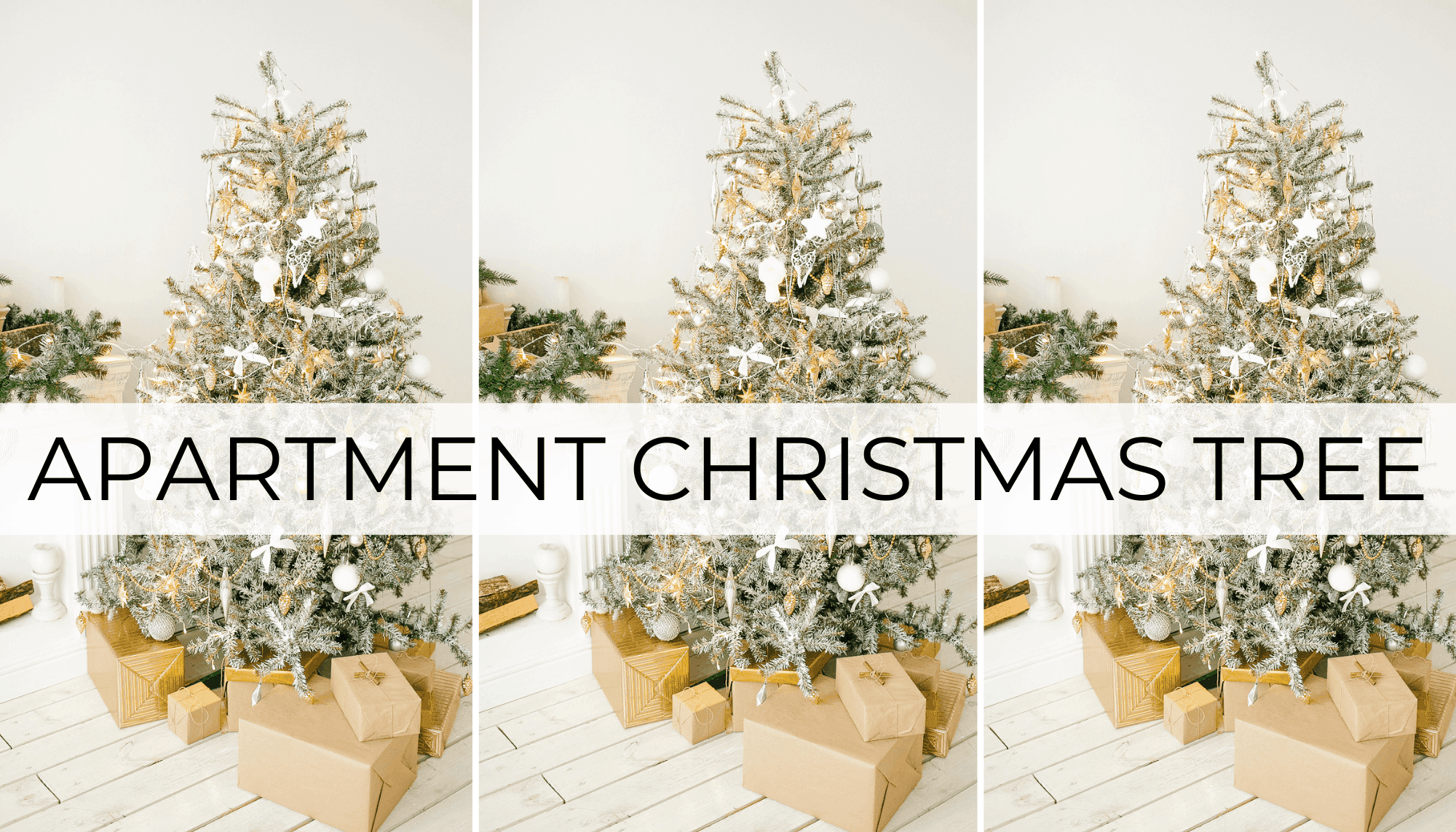 apartment christmas tree