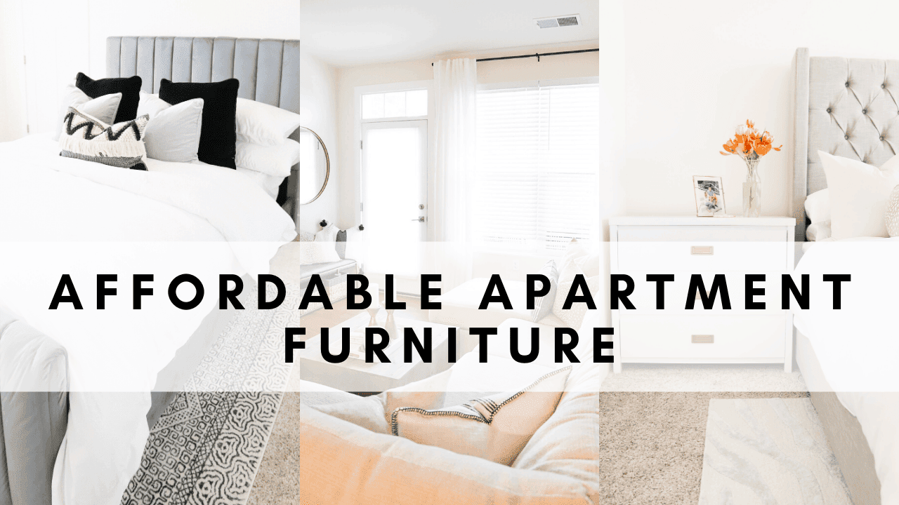 Where I Got All My BIG First Apartment Furniture From While Sticking To