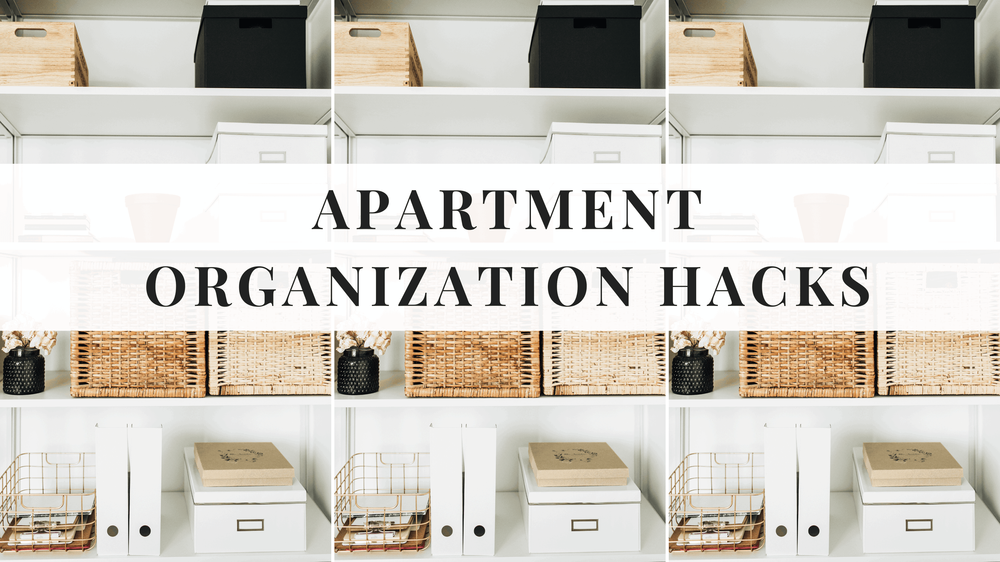 apartment organization hacks