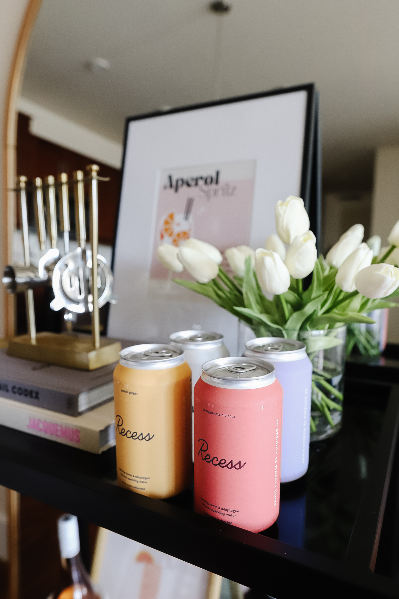 bar cart decor