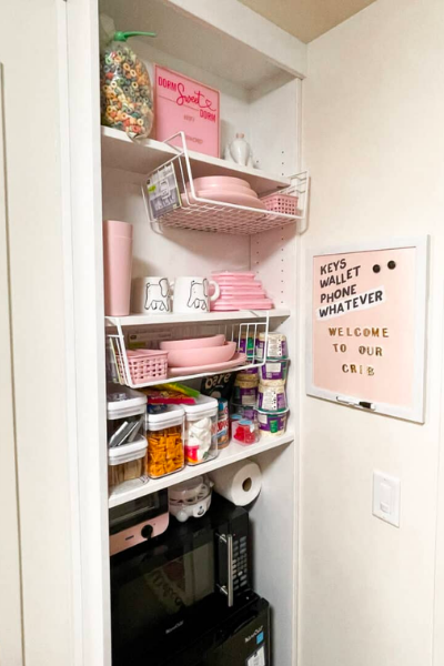 dorm room organization