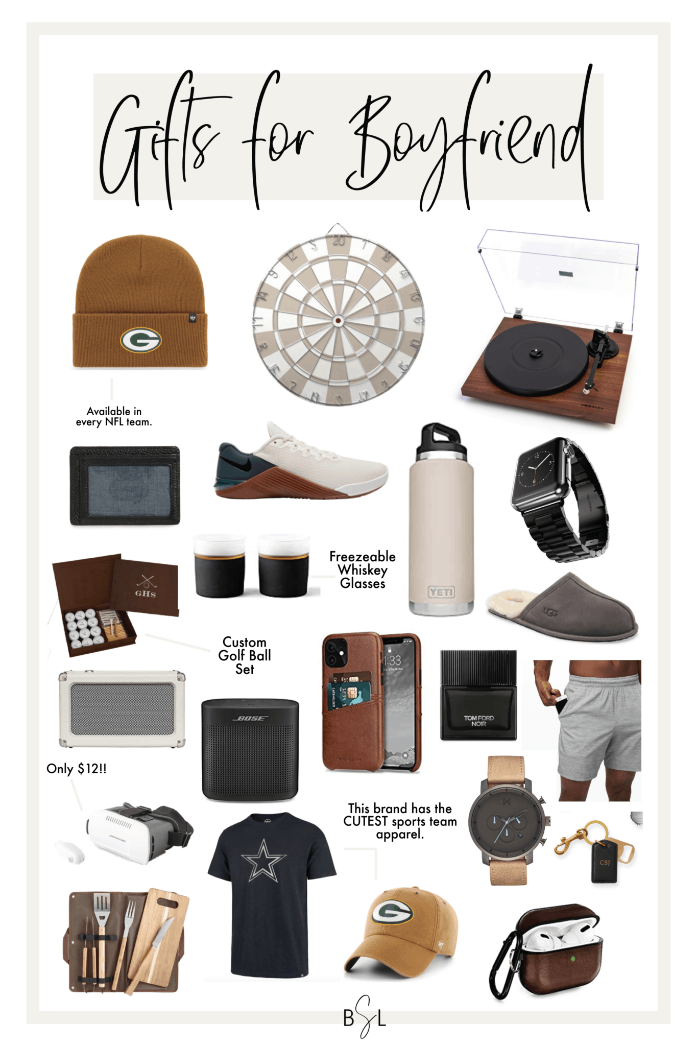 37 Insanely Good Christmas Gifts For Boyfriend This Year - By Sophia Lee