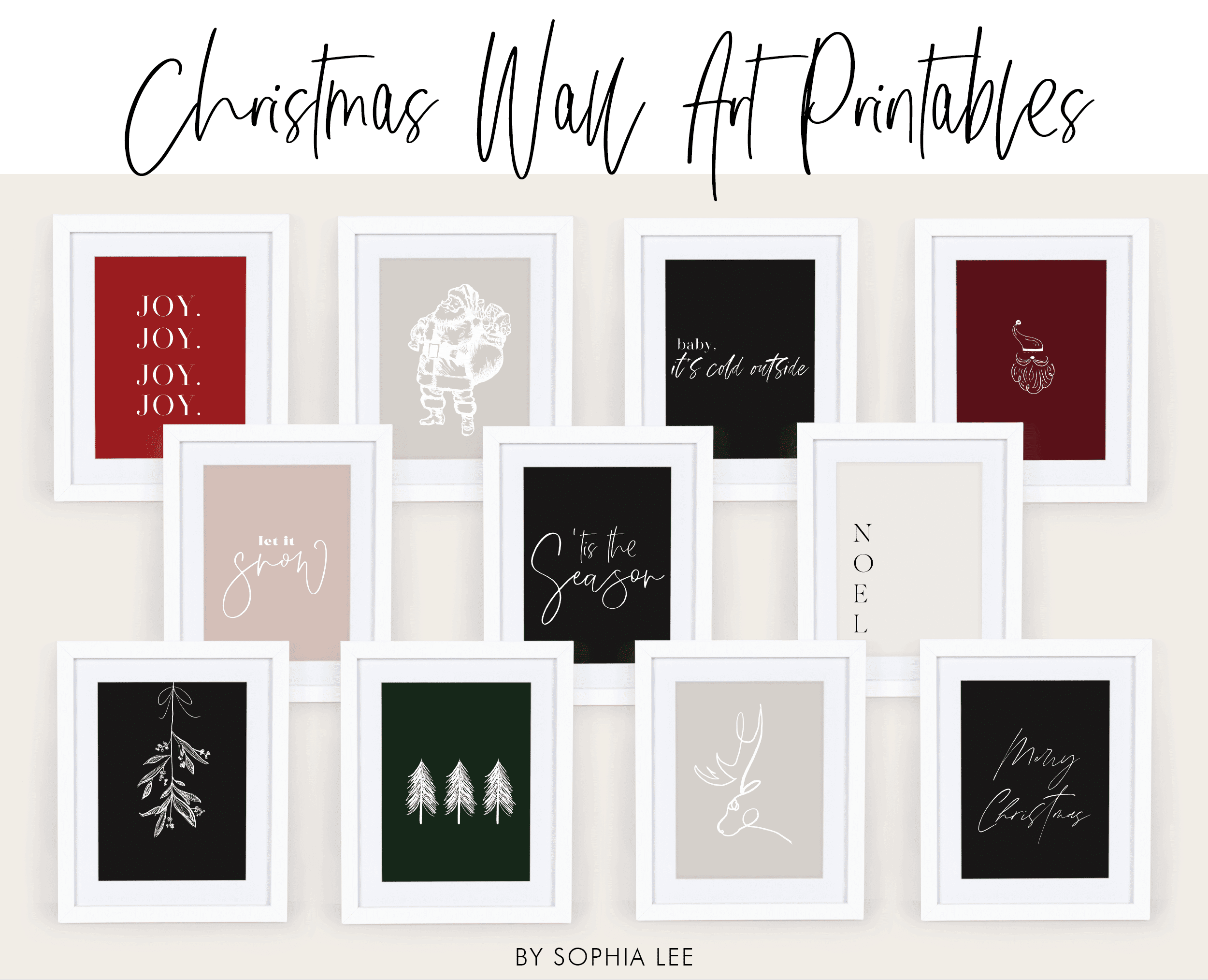 11 Free Christmas Printables Perfect to Add to Your Holiday Decor - By ...