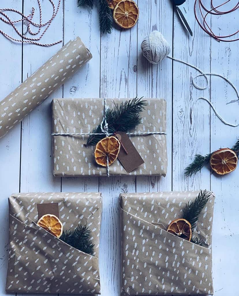 christmas wrapping paper rolls