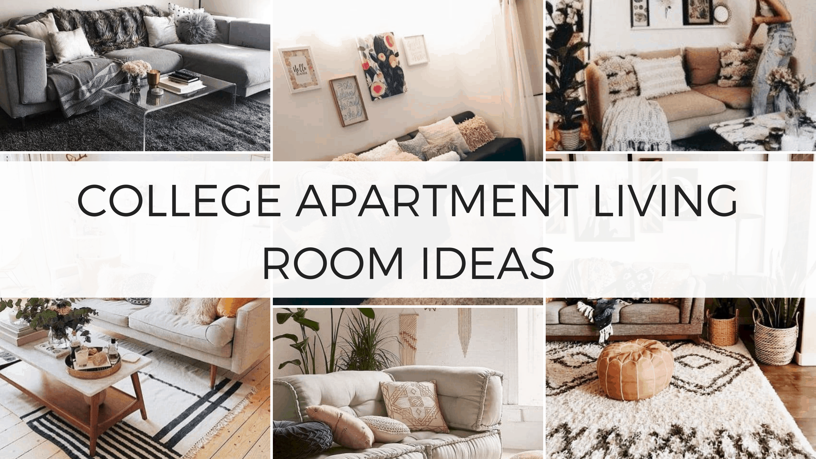 31 Insanely Cute College Apartment Living Room Ideas To Copy By