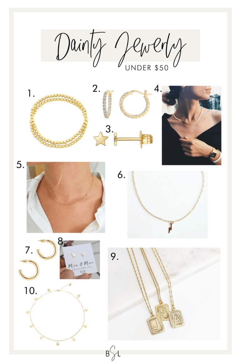 DAINTY JEWELRY I’M OBSESSING OVER (UNDER $25)