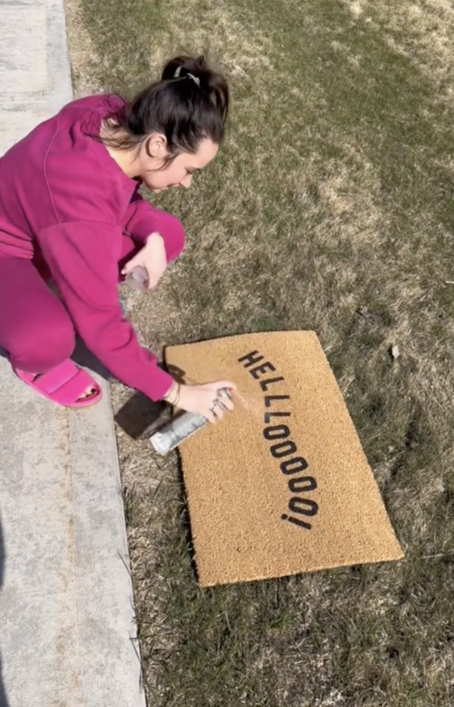 DIY Doormat Hack Bangin’ On A Budget By Sophia Lee