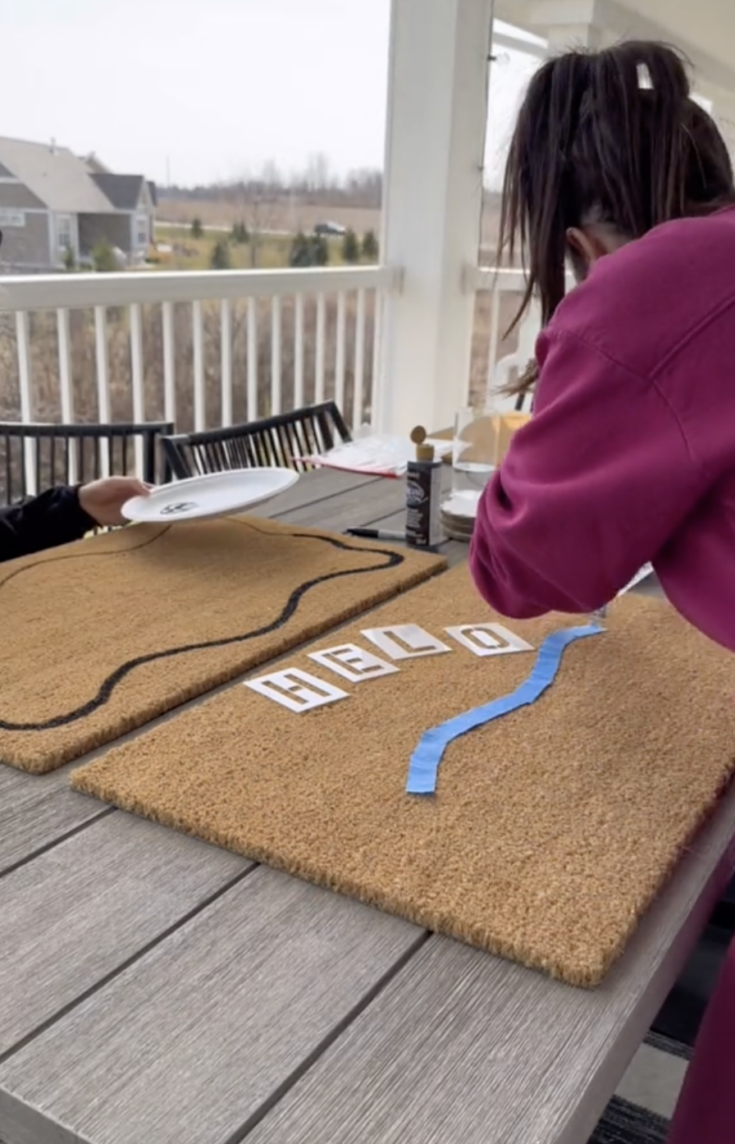 DIY Doormat Hack Bangin’ On A Budget By Sophia Lee