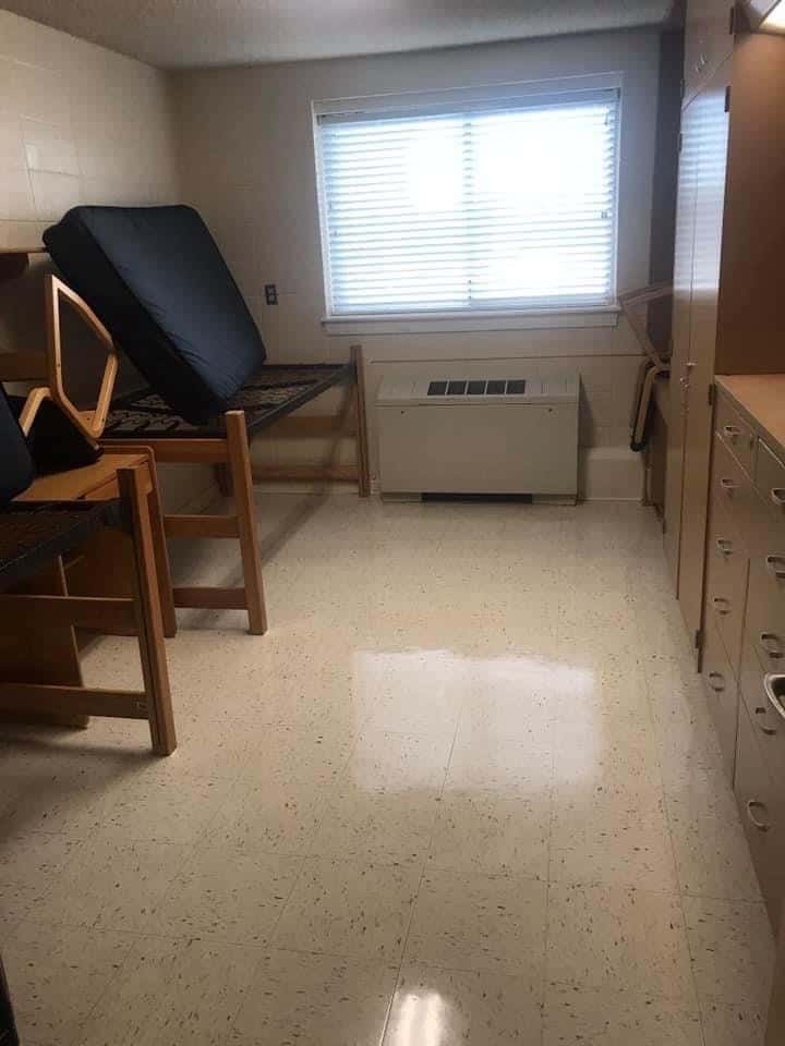 dorm room before and after