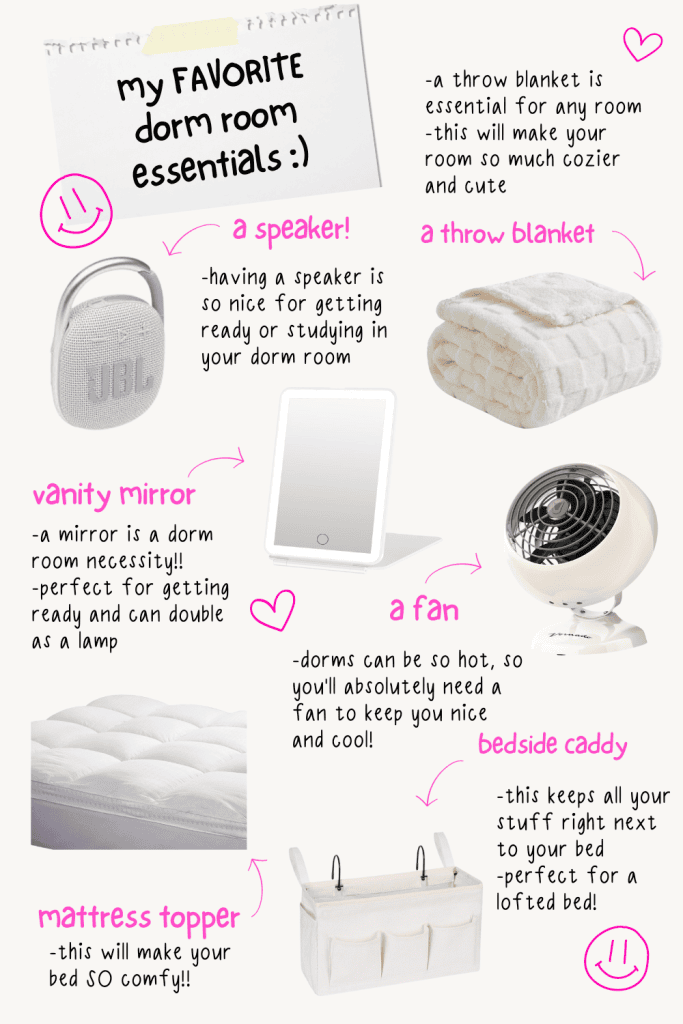 25 Dorm Supplies You Will Definitely Need in Your Dorm - By Sophia Lee