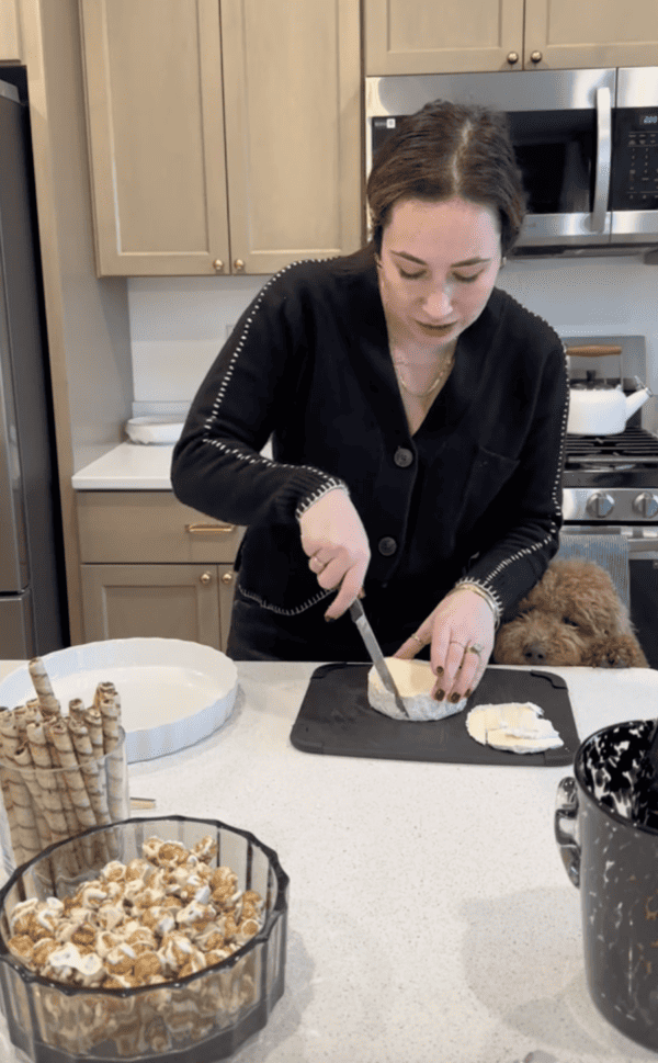 My Go-To Easy Appetizer: Honey-Glazed Brie with Pistachios - By Sophia Lee