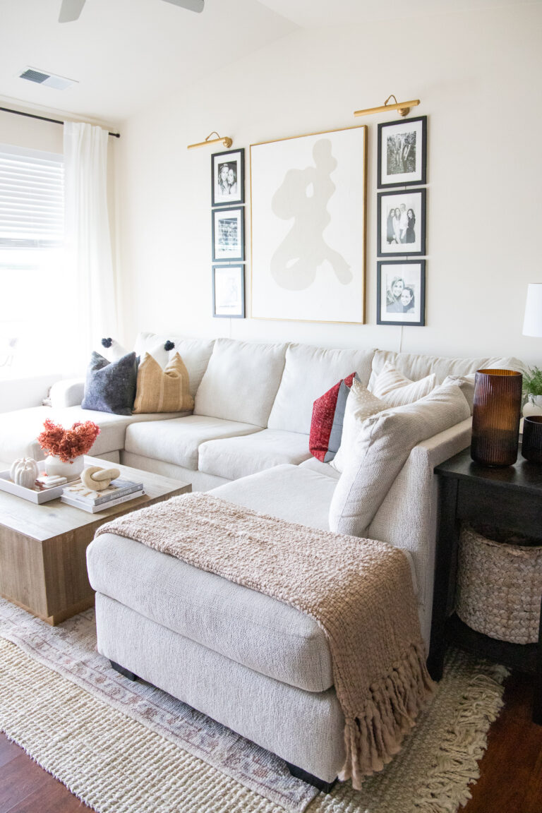 How I Decorated My Apartment Living Room for Fall